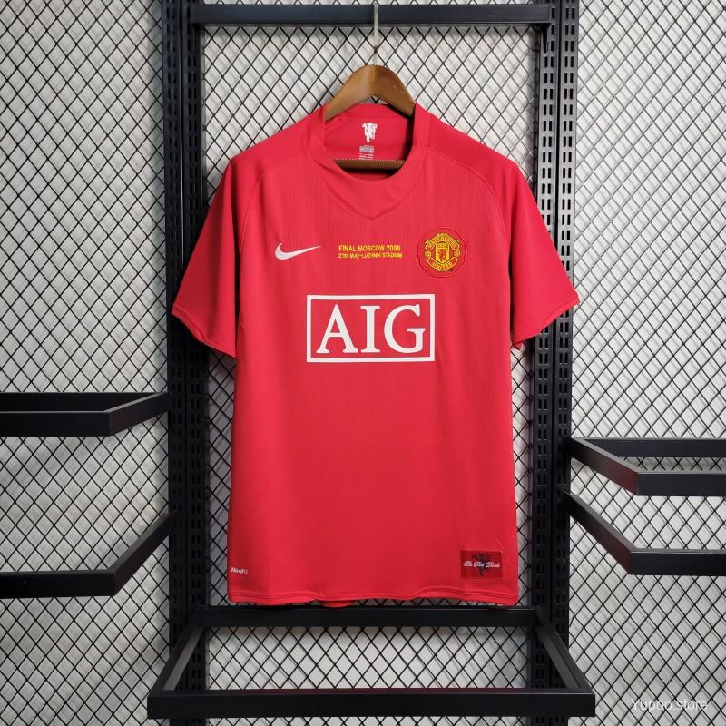 Manchester United 2007/08 home shirt