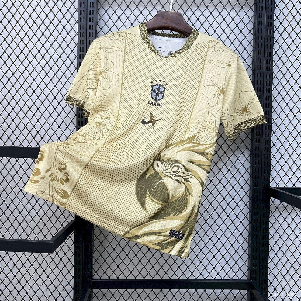 Brazil gold special edition shirt